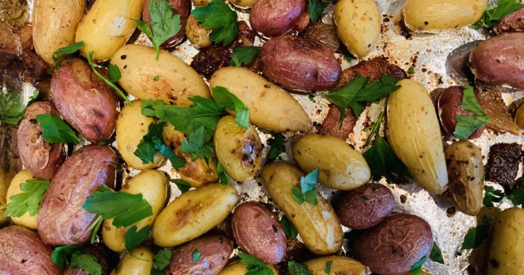 Bacon-Roasted Fingerling Potatoes