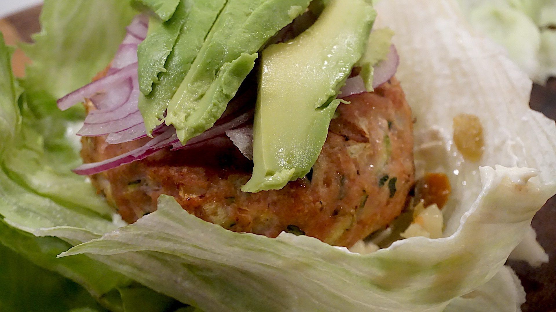 Lettuce Wrap Juicy Zucchini Turkey Burger